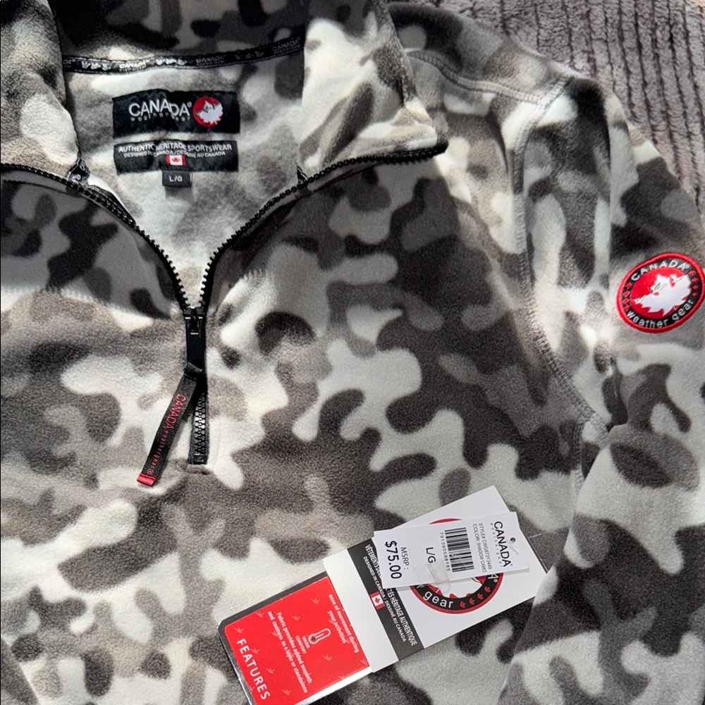 Canada Goose Camouflage Fleece Sweatshirt